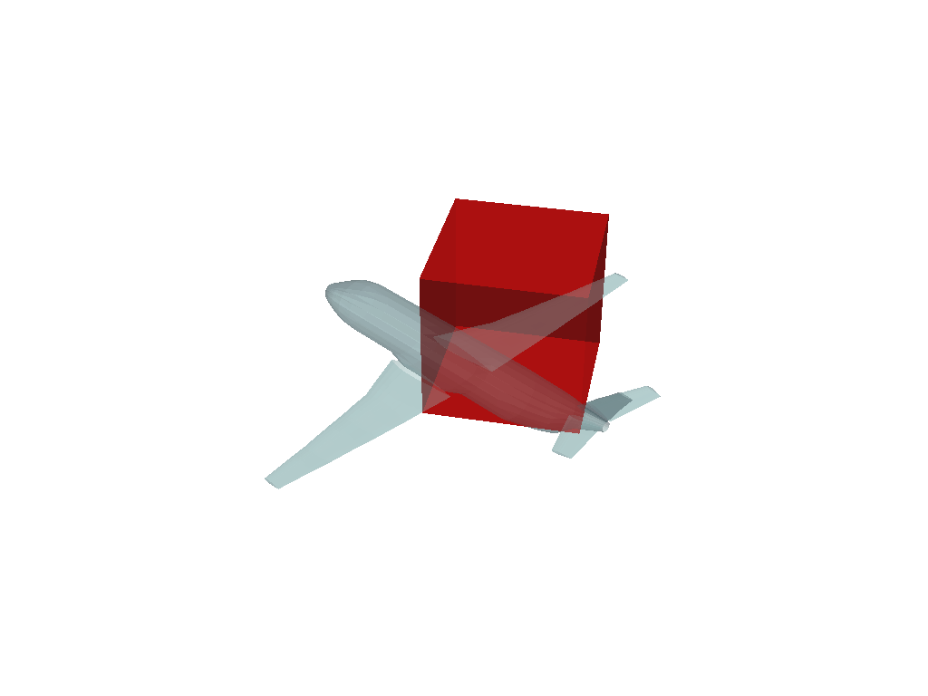 clip with plane box