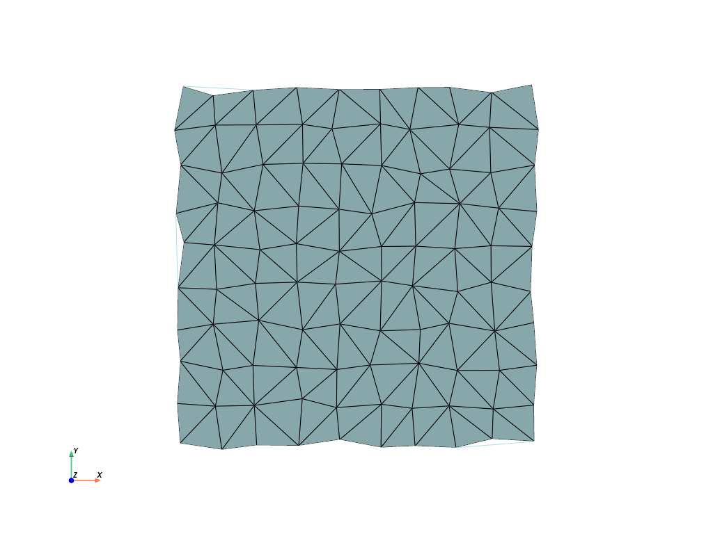 create tri surface