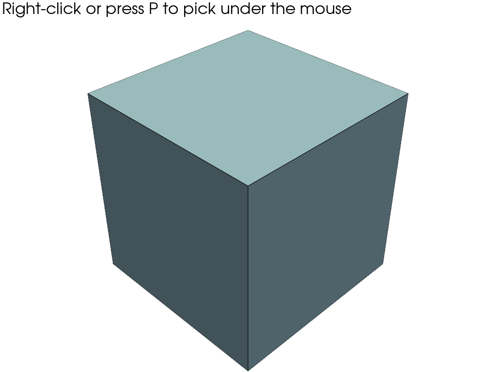 surface point picking